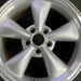 17" MUSTANG 05 17x8 cast aluminum funnel 5 spoke sparkle silver Original OEM - Angle View
