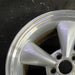 17" MUSTANG 05 17x8 cast aluminum funnel 5 spoke sparkle silver Original OEM - Side Profile