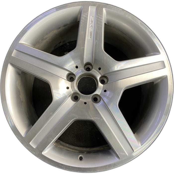 19" MERCEDES CL-CLASS 08-09 216 Type; CL550, 19x9.5, 5 spoke Original OEM Wheel - Front View