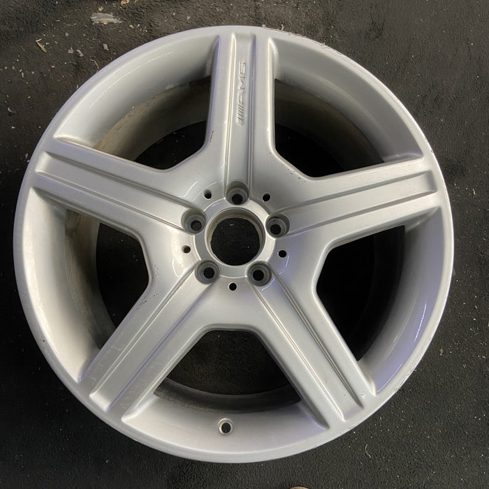 19" MERCEDES CL-CLASS 08-09 216 Type; CL550, 19x9.5, 5 spoke Original OEM Wheel - Angle View