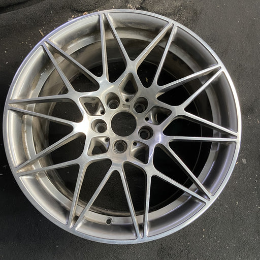 20" BMW M3 18 20x10, 10 spoke , gray Original OEM Wheel Rim - Angle View