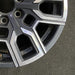 18" COLORADO 23-24 18x8.5 12 spoke opt PZI machined face Original OEM Wheel Rim - Back View