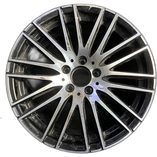 18" MERCEDES C-CLASS 22-24 206 Type , 18x8.5, 10 V spoke Original OEM Wheel Rim - Front View