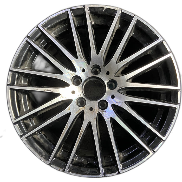 18" MERCEDES C-CLASS 22-24 206 Type , 18x8.5, 10 V spoke Original OEM Wheel Rim - Front View