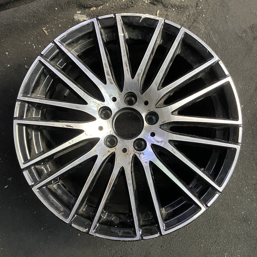 18" MERCEDES C-CLASS 22-24 206 Type , 18x8.5, 10 V spoke Original OEM Wheel Rim - Angle View