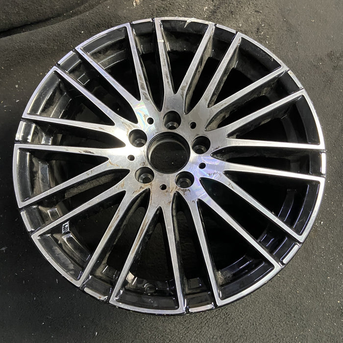 18" MERCEDES C-CLASS 22-24 206 Type , 18x8.5, 10 V spoke Original OEM Wheel Rim - Side Profile