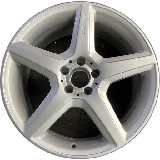 19" MERCEDES S-CLASS 08 230 Type; SL55, 19x8.5, 1 piece Original OEM Wheel Rim - Front View
