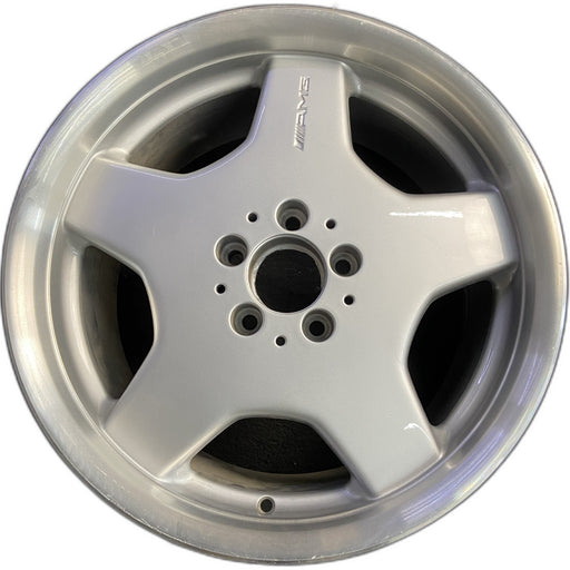 18" MERCEDES CL-CLASS 01 215 Type; CL500, 18x9.5 , 5 spoke Original OEM Wheel - Front View