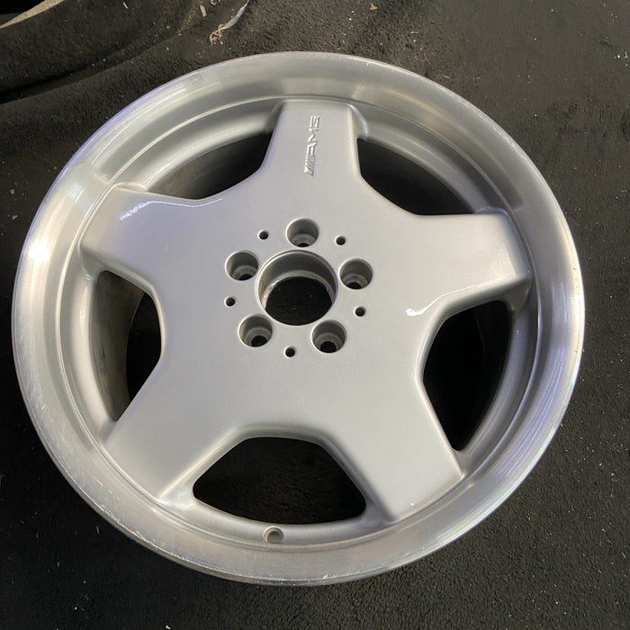 18" MERCEDES CL-CLASS 01 215 Type; CL500, 18x9.5 , 5 spoke Original OEM Wheel - Side Profile