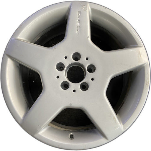 18" MERCEDES CL-CLASS 03-04 215 Type; CL500, 18x9 Original OEM Wheel Rim - Front View