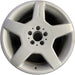 18" MERCEDES CL-CLASS 03-04 215 Type; CL500, 18x9 Original OEM Wheel Rim - Front View