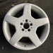 18" MERCEDES CL-CLASS 03-04 215 Type; CL500, 18x9 Original OEM Wheel Rim - Angle View