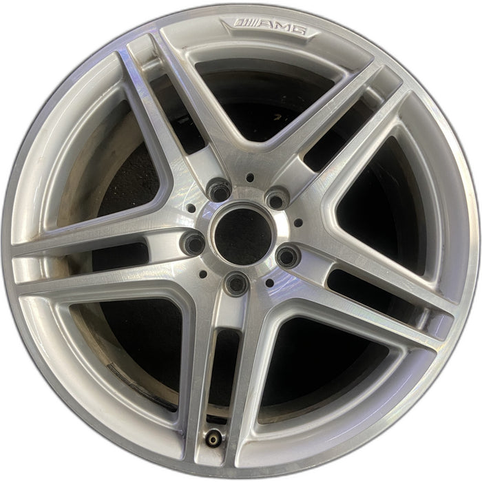 18" MERCEDES C-CLASS 08-09 204 Type; C300, 18x8.5 Original OEM Wheel Rim - Front View