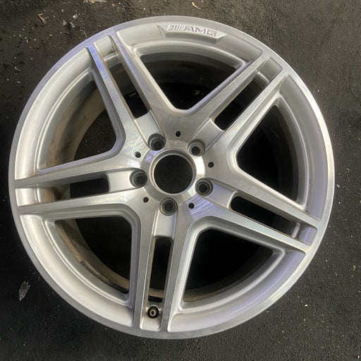 18" MERCEDES C-CLASS 08-09 204 Type; C300, 18x8.5 Original OEM Wheel Rim - Angle View