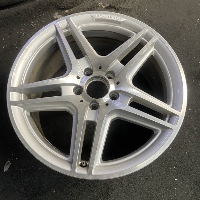 18" MERCEDES C-CLASS 08-09 204 Type; C300, 18x8.5 Original OEM Wheel Rim - Side Profile