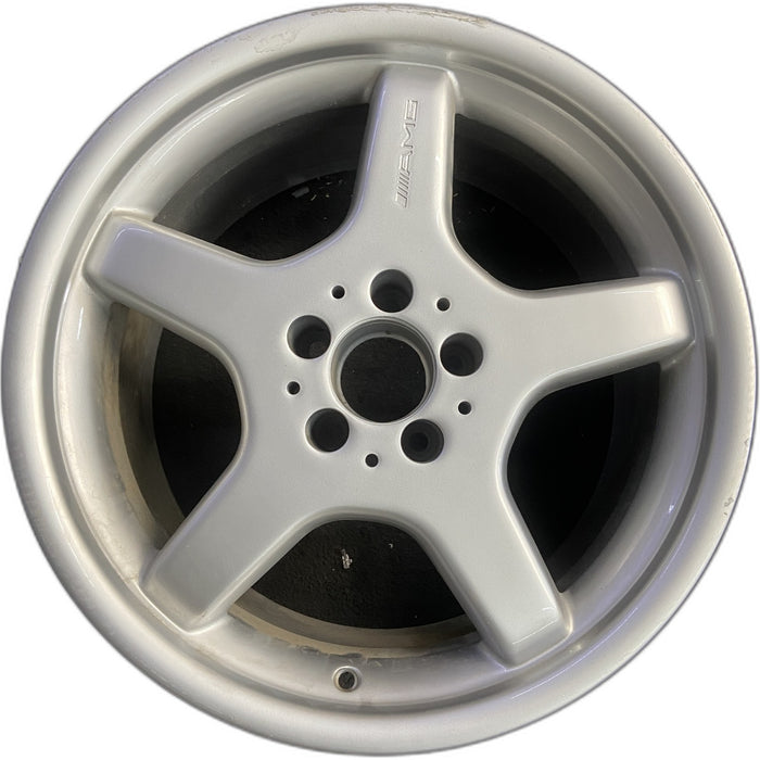18" MERCEDES S-CLASS 03 230 Type; SL500, 18x9.5 Original OEM Wheel Rim - Front View