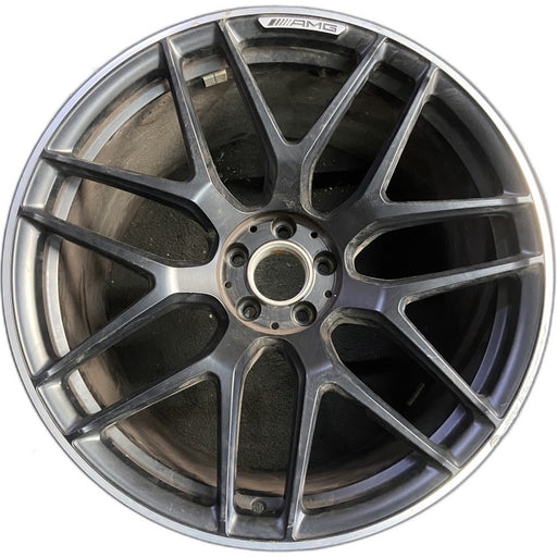 21" MERCEDES GT 19-21 290 Type 4 Dr GT53 21x11.5 black Original OEM Wheel Rim - Front View