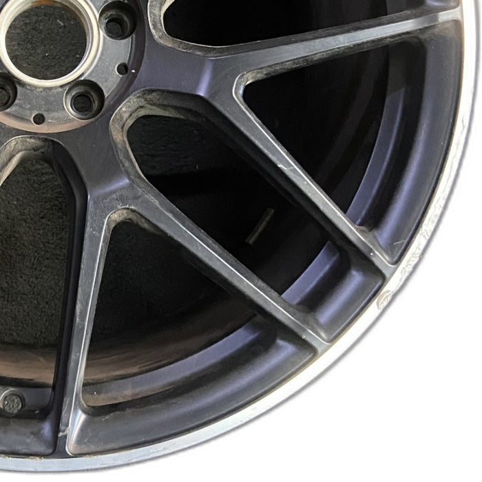 21" MERCEDES GT 19-21 290 Type 4 Dr GT53 21x11.5 black Original OEM Wheel Rim - Close-Up Detail