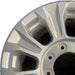 18" FORD F250SD PICKUP 20-22 18x8 aluminum 8 spoke silver Original OEM Wheel Rim - Angle View