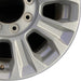 18" FORD F250SD PICKUP 20-22 18x8 aluminum 8 spoke silver Original OEM Wheel Rim - Close-Up Detail