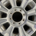 18" FORD F250SD PICKUP 20-22 18x8 aluminum 8 spoke silver Original OEM Wheel Rim - Angle View