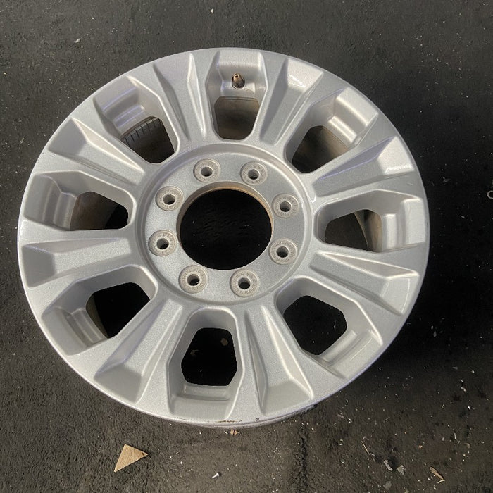 18" FORD F250SD PICKUP 20-22 18x8 aluminum 8 spoke silver Original OEM Wheel Rim - View 8