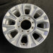 18" FORD F250SD PICKUP 20-22 18x8, aluminum, 8 spoke, silver Original OEM Wheel - Side Profile