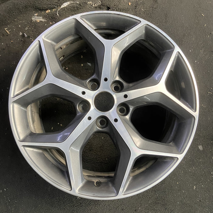 18" BMW X1 16-20 18x7.5 , , solid Y spoke Original OEM Wheel Rim - Angle View