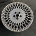 19" G80 22 19x9.5 , diamond spoke Original OEM Wheel Rim - Side Profile