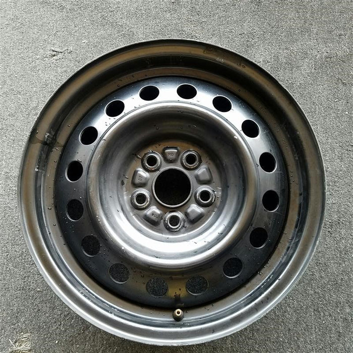 15" COROLLA 03-08 15x6, steel Original OEM Wheel Rim - Front View
