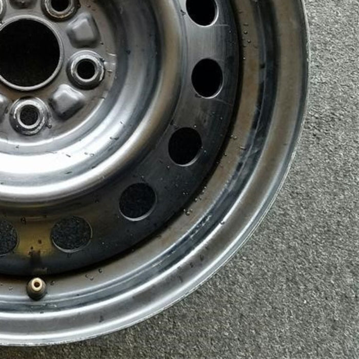 15" COROLLA 03-08 15x6, steel Original OEM Wheel Rim - Back View