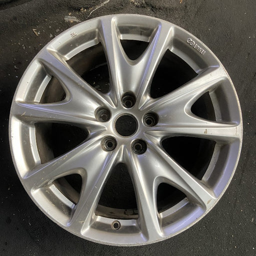 18" INFINITI G25 11-12 18x8.5 alloy rear 5 V spoke design Sdn Original OEM - Front View