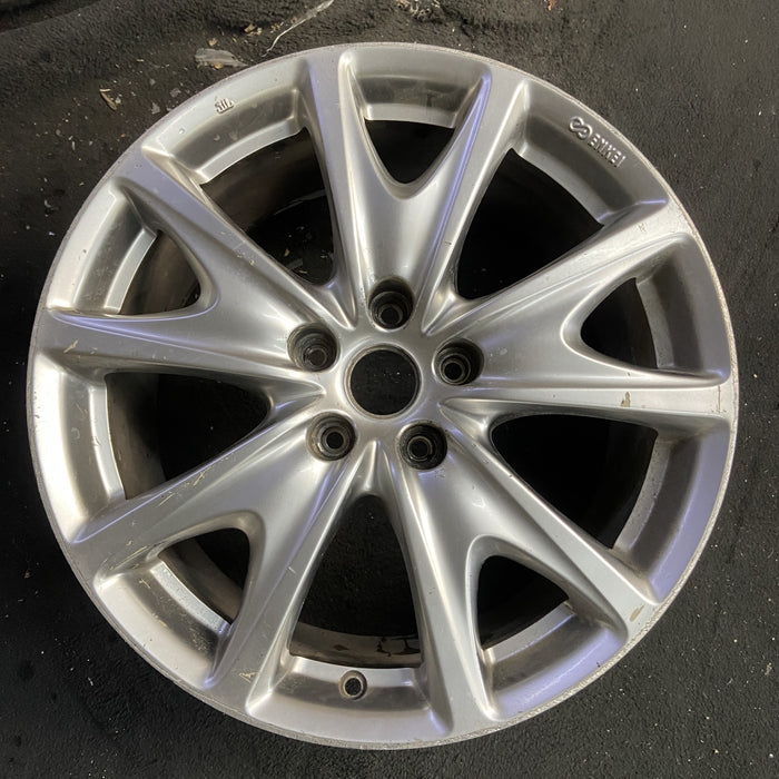 18" INFINITI G25 11-12 18x8.5 , Original OEM Wheel Rim - Angle View
