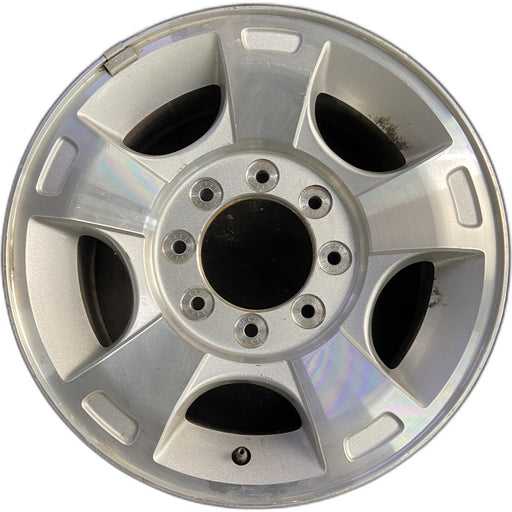 18" FORD F250SD PICKUP 09-10 18x8 , 5 spoke, aluminum, Original OEM Wheel Rim - Front View