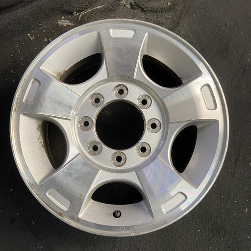 18" FORD F250SD PICKUP 09-10 18x8 , 5 spoke, aluminum, Original OEM Wheel Rim - Angle View