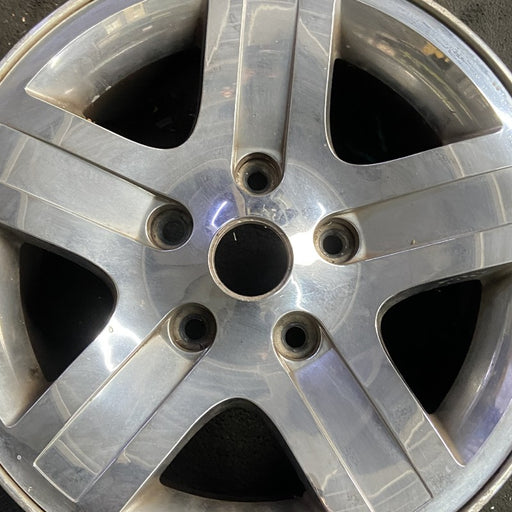 17" DURANGO 04 17x8 aluminum chrome finish Original OEM Wheel Rim - Angle View