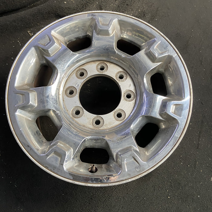 18" FORD F250SD PICKUP 12-13 18x8 , aluminum, 7 spoke Original OEM Wheel Rim - Side Profile