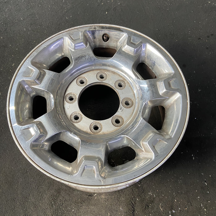 18" FORD F250SD PICKUP 12-13 18x8 , aluminum, 7 spoke Original OEM Wheel Rim - Close-Up Detail