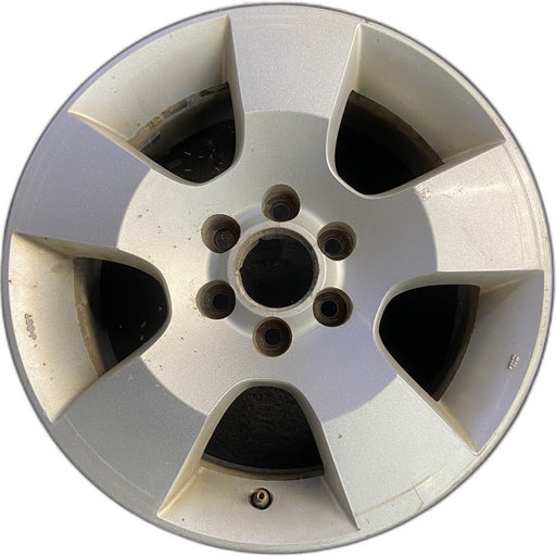 16" PATHFINDER 06-09 16x7, alloy, 5 spoke Original OEM Wheel Rim - Front View