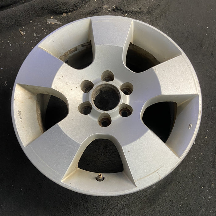 16" PATHFINDER 06-09 16x7, alloy, 5 spoke Original OEM Wheel Rim - Side Profile