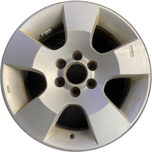 16" PATHFINDER 06-09 16x7, alloy, 5 spoke Original OEM Wheel Rim - Front View