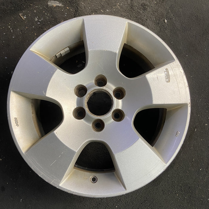 16" PATHFINDER 06-09 16x7, alloy, 5 spoke Original OEM Wheel Rim - Angle View