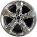 20" CHALLENGER 11-12 20x8, , chrome clad, lug nut centered between spokes - Front View