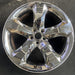 20" CHALLENGER 11-12 20x8, , chrome clad, lug nut centered between spokes - Angle View