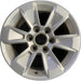 17" SIERRA 1500 PICKUP 19 , 17x8, alloy Original OEM Wheel Rim - Front View