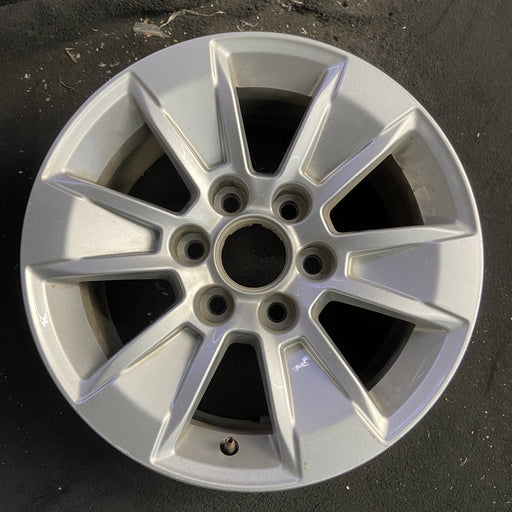 17" SIERRA 1500 PICKUP 19 , 17x8, alloy Original OEM Wheel Rim - Angle View
