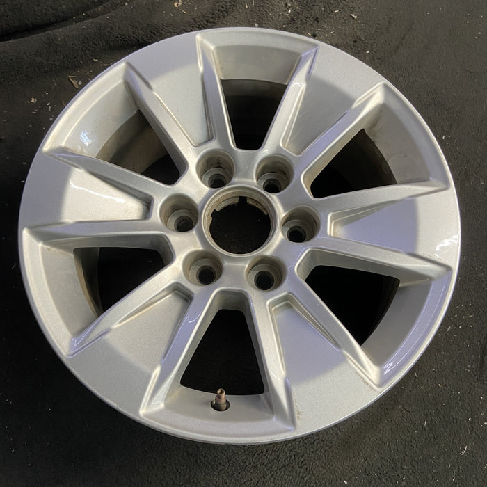 17" SIERRA 1500 PICKUP 19 , 17x8, alloy Original OEM Wheel Rim - Side Profile