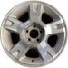 16" EXPLORER 01 2 Dr , 16x7, aluminum, 5 straight spokes Original OEM Wheel Rim - Front View