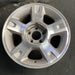 16" EXPLORER 01 2 Dr , 16x7, aluminum, 5 straight spokes Original OEM Wheel Rim - Side Profile
