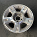 16" EXPLORER 01 2 Dr , 16x7, aluminum, 5 straight spokes Original OEM Wheel Rim - Close-Up Detail
